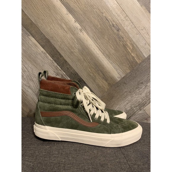 Vans Other - VANS SK8-HI MTE US MEN'S SIZE 8.5 WOMENS SIZE 10 DEEP LICHEN GREEN ROOT BROWN